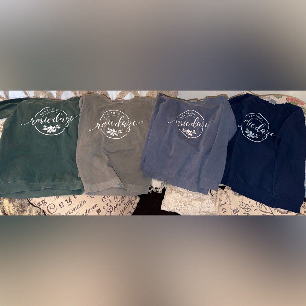 4 Rosie Daze Sweatshirts
